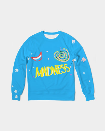 Blue Madness Men's Classic French Terry Crewneck Pullover